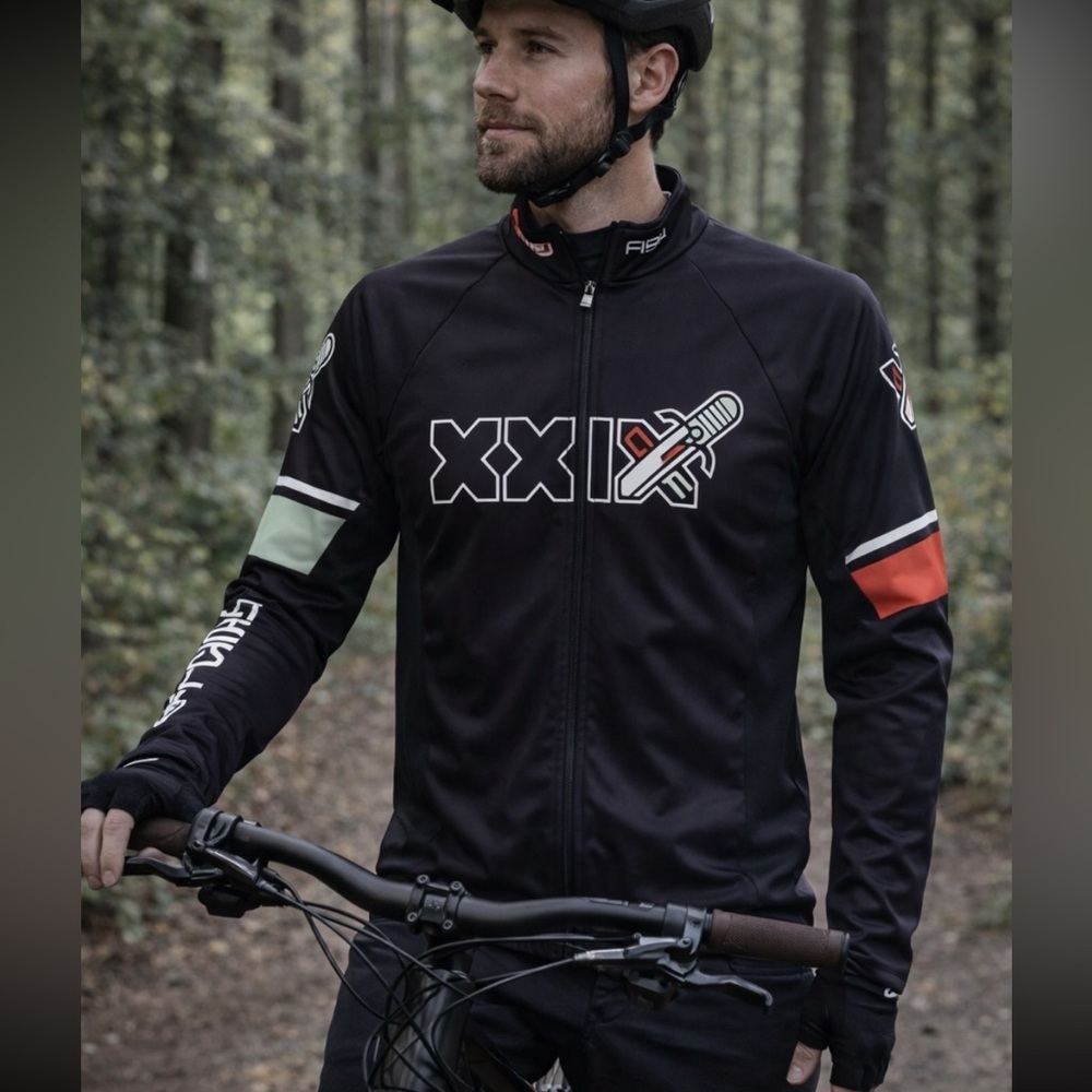 EXCELLENT CONDITION MEN’S 1XL GARY FISHER MT BORAH CYCLING JERSEY/JACKET